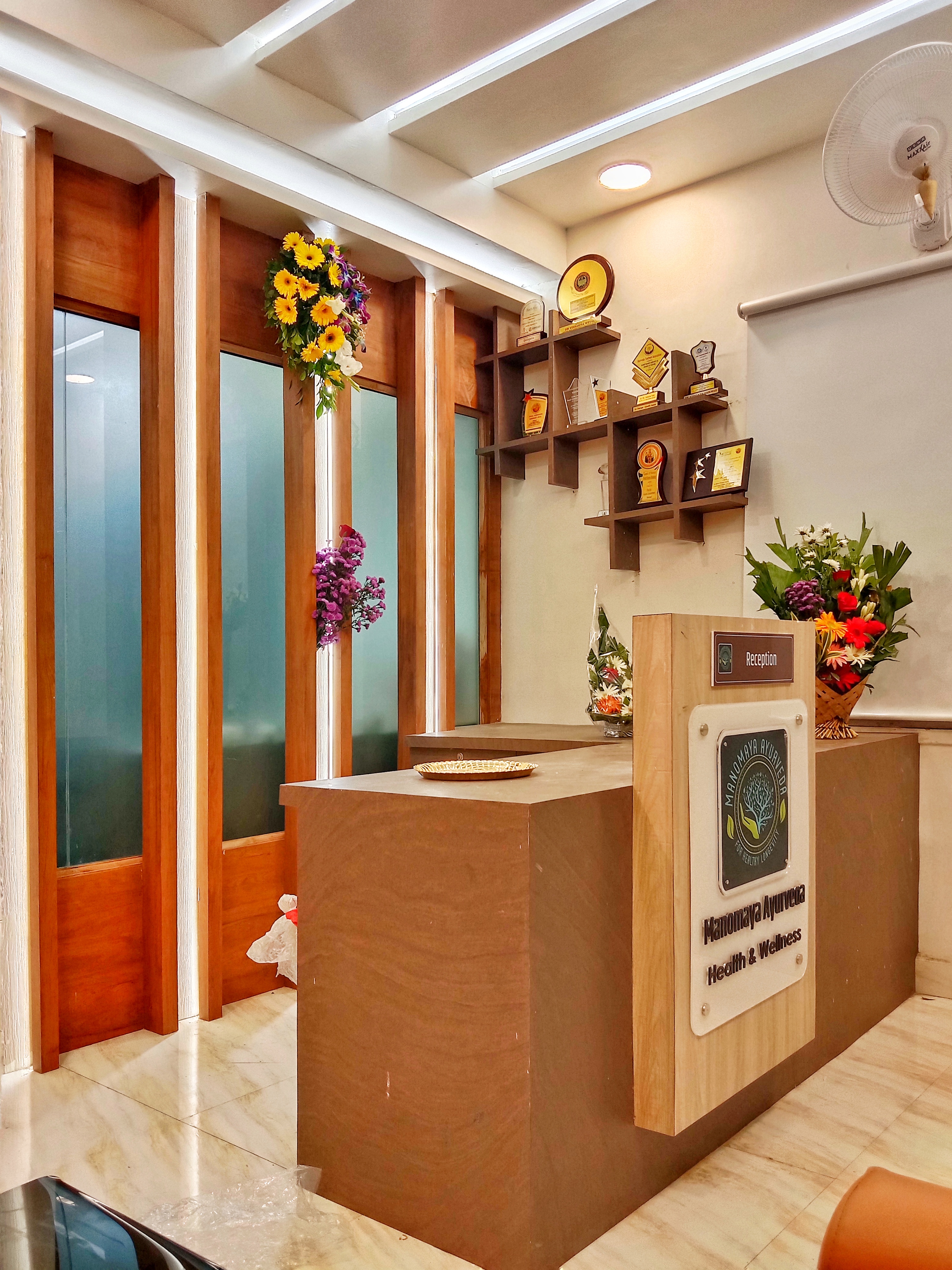 Manomaya Ayurveda clinic reception